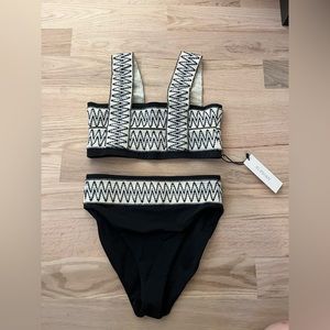 Elysiian Swimwear Black bikini set